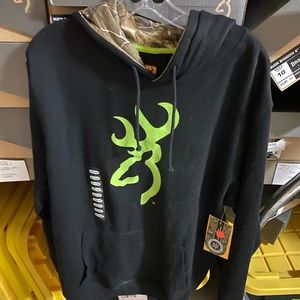Browning Black/Green Buckmark Camo Sweatshirt